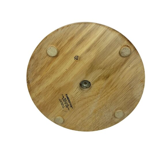 Kamenstein Wooden Paper Towel Holder Sturdy Freestanding Design Durable Wood - Picture 7 of 11